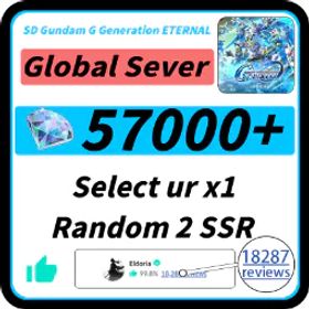 [海外]57000+ ダイヤモンド |2 SSR |1ウル