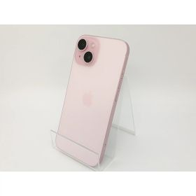 【中古】Apple au 【SIMフリー】 iPhone 15 128GB ピンク MTMJ3J/A【博多】保証期間1ヶ月【ランクB】