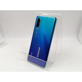 【中古】Huawei 国内版 【SIMフリー】 HUAWEI P30 オーロラ ELE-L29【千葉】保証期間１ヶ月【ランクC】