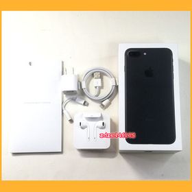 ●Apple●iphone7 plus 128GB ModelNo.A1785 MN6F2J/A 元箱 EarPods Lightning コネクタ 電源アダプタ SIMピン ステッカー 新品●