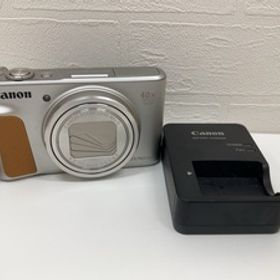 【大人気 美品】 Canon キヤノン シルバー PowerShot SX740 HS コンパクトデジタルカメラ デジカメ 動作確認済 バッテリー付き