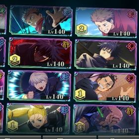 日下部篤也 脹相 降霊 甚爾 脱兎 伏黒 両面宿儺 無下限 五条悟 フーガ宿儺 | ファンパレ(呪術廻戦ファントムパレード)のアカウントデータ、RMTの販売・買取一覧