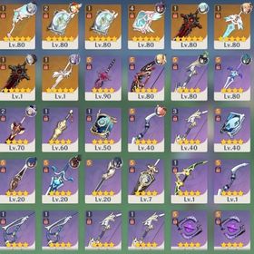 星５キャラ１２体 クレー４凸 モナ５凸 | 原神のアカウントデータ、RMTの販売・買取一覧