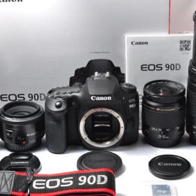 ❤️極美品❤️Canon EOS 90D 単焦点&標準&超望遠トリプルレンズセット