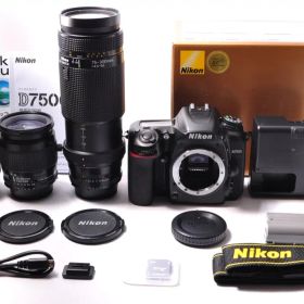 ❤️極上美品❤️ニコン D7500 単焦点＆標準＆超望遠トリプルレンズセット❤️