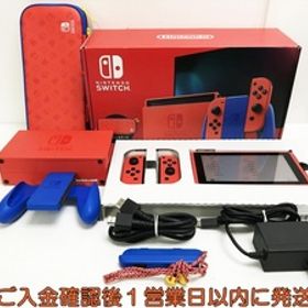 【1円】任天堂 新モデル Nintendo Switch 本体 セット マリオレッド/ブルー ニンテンドー スイッチ 初期化/動作確認済 N06-203tt/G4