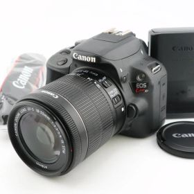 ★良品★キヤノン CANON EOS Kiss X7 + EF-S 18-55mm F3.5-5.6 IS STM 充電器・ストラップ付★ W1124＃3791