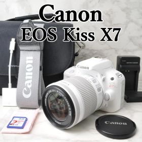 美品 Canon EOS Kiss X7⭐️ショット数1381❣️ホワイト