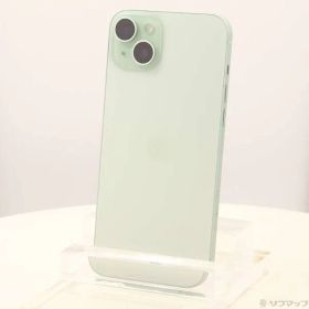 〔中古品〕 iPhone15 Plus 128GB グリーン MU0E3J／A SIMフリー【377】