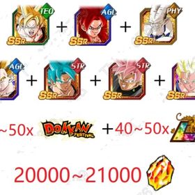 画像キャラ+20000龍石+40LR Android/IOS 專用 | ドッカンバトルのアカウントデータ、RMTの販売・買取一覧