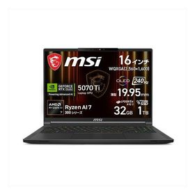MSI エムエスアイ Stealth A16 AI+ A3XW Copilot+ PC STEALTHA16A3HWHG6459JP(2666748)