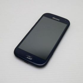 フジツウ(富士通)の新品同様 F-42A らくらくスマートフォン ネイビー M666(スマートフォン本体)