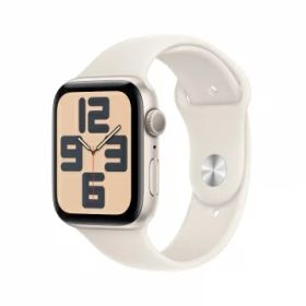 【未使用】Apple Apple Watch SE2 44mm GPS スターライトアルミニウムケース/スターライトスポーツバンド (M/L) MXEV3J/A【仙台イービーンズ】保証期間3ヶ月