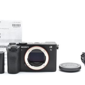 ★極上★ ソニー SONY α7C II ボディ ILCE-7CM2 B ブラック 《バッテリー・ストラップ付き！》★完動品★ #502P912A508001