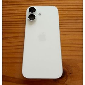 アイフォーン(iPhone)の【美品、バッテリー100%】iPhone16 128GB ホワイト simフリー(スマートフォン本体)