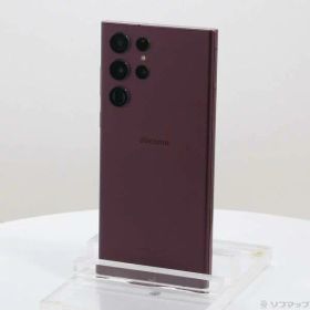 【中古】SAMSUNG(サムスン) Galaxy S22 Ultra 256GB バーガンディ SC-52C docomo SIMフリー 【344-ud】