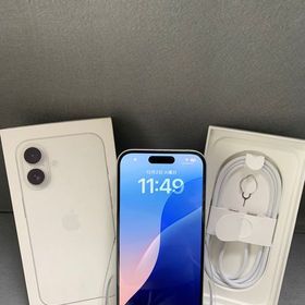 超美品 国内版 SIMフリー iPhone 16 128GB ホワイト色