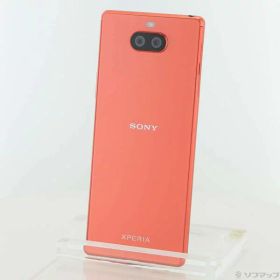 【中古】SONY(ソニー) Xperia 8 64GB オレンジ SOV42 auロック解除SIMフリー 【198-ud】