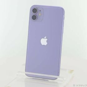 〔中古品〕 iPhone11 64GB パープル MWLX2J／A SIMフリー【196】