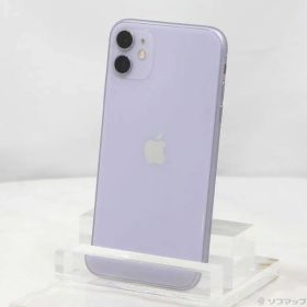 〔中古品〕 iPhone11 64GB パープル MWLX2J／A SIMフリー【349】