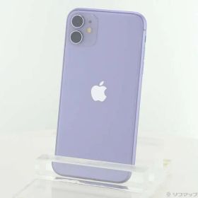 〔中古品〕 iPhone11 64GB パープル MWLX2J／A SIMフリー【262】