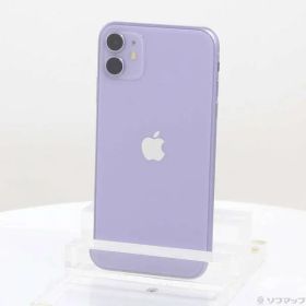 〔中古品〕 iPhone11 64GB パープル MWLX2J／A SIMフリー【305】