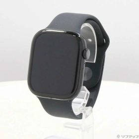【中古】Apple(アップル) Apple Watch Series 10 GPS 46mm ジェットブラックアルミニウムケース ブラックスポーツバンド 【297-ud】