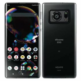 【中古】【安心保証】 AQUOS R6 SH-51B[128GB] docomo ブラック