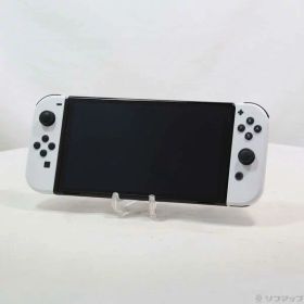 【中古】Nintendo(任天堂) Nintendo Switch 有機ELモデル Joy-Con(L)／(R) ホワイト 【198-ud】