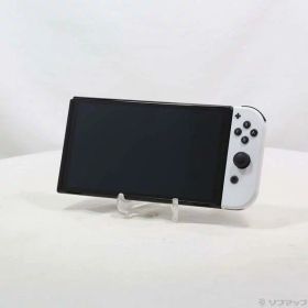 【中古】Nintendo(任天堂) Nintendo Switch 有機ELモデル Joy-Con(L)／(R) ホワイト 【344-ud】
