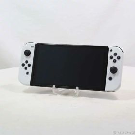【中古】Nintendo(任天堂) Nintendo Switch 有機ELモデル Joy-Con(L)／(R) ホワイト 【344-ud】