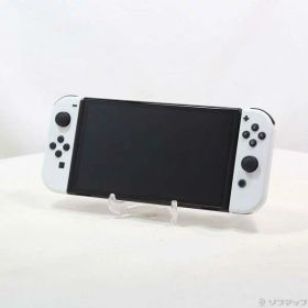 【中古】Nintendo(任天堂) Nintendo Switch 有機ELモデル Joy-Con(L)／(R) ホワイト 【344-ud】