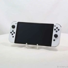 【中古】Nintendo(任天堂) Nintendo Switch 有機ELモデル Joy-Con(L)／(R) ホワイト 【344-ud】
