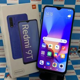【中古】XIAOMI Redmi 9T 64GB オーシャングリーン M2010J19SR SIMフリー 極