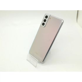 【中古】SAMSUNG au 【SIMロック解除済み】 Galaxy S21+ 5G ファントムシルバー 8GB 256GB SCG10【静岡】保証期間1ヶ月【ランクA】