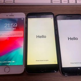 iPhone6 2台、6S 1台、ゴールド シルバー スペースグレー 3色セット