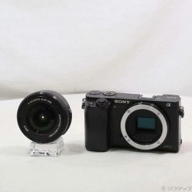 【中古】SONY(ソニー) α6000 パワーズームレンズキット ブラック ILCE-6000L 【269-ud】