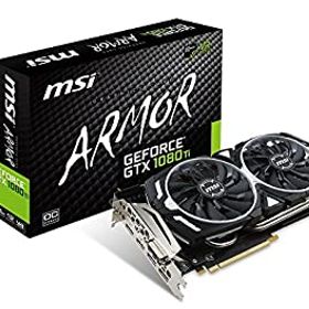 【中古-非常に良い】MSI GeForce GTX 1080 Ti ARMOR 11G OC グラフィックスボード VD6303