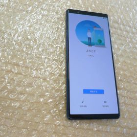 Xperia 5 SOV41 64GB au ブルー スマホ エクスペリア 管理M0114(kd)