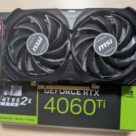 MSI GeForceRTX4060Ti 8GB VENTUS 2X 8G OC