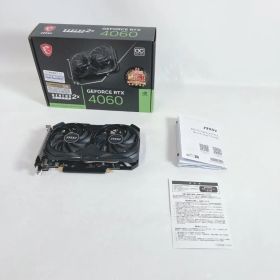 MSI GeForce RTX 4060 VENTUS 2X BLACK 8G OC グラフィックスボード VD8560