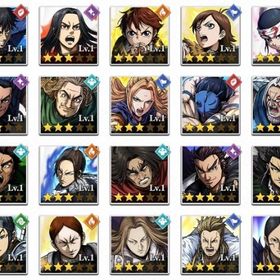 初期 石81,800個 那貴,桓騎,河了貂,昌平君,紀彗,王賁,紫伯,龐煖 | キングダム 頂天のアカウントデータ、RMTの販売・買取一覧