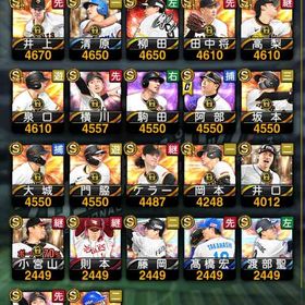 OB松井秀喜 清原井口 TS阿倍駒田 セレ菅野など巨人多め | プロスピAのアカウントデータ、RMTの販売・買取一覧