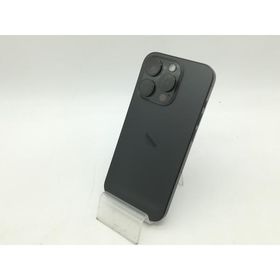 【中古】Apple 国内版 【SIMフリー】 iPhone 15 Pro 256GB ブラックチタニウム MTUC3J/A【OSU301】保証期間１ヶ月【ランクC】
