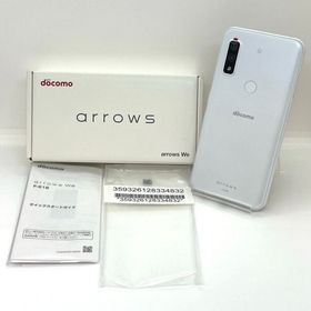 アローズ(arrows)の【新品同様】arrows We F-51B ホワイト docomo SIMフリー(スマートフォン本体)