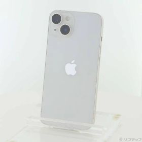 〔中古品〕 iPhone14 128GB スターライト MPUQ3J／A SIMフリー【258】