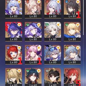 【引退アカウント】キャストリス+餅 キュレネ 長夜月 ヒアンシー トリビー1凸+餅 セイバー 黄泉 | 崩壊スターレイル(崩スタ)のアカウントデータ、RMTの販売・買取一覧