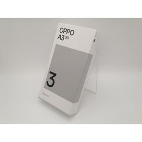 【未使用】【赤ロム保証あり】Oppo ymobile 【SIMフリー】 OPPO A3 5G 4GB 128GB ブラック【ECセンター】保証期間３ヶ月