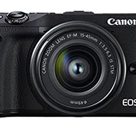 【中古】Canon ミラーレス一眼カメラ EOS M3 レンズキット(ブラック) EF-M15-45mm F3.5-6.3 IS STM 付属 EOSM3BK-