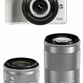 【中古】（非常に良い）Canon ミラーレス一眼カメラ EOS M3(ホワイト)・クリエイティブマクロ トリプルレンズキット EOSM3WH-CMTLK